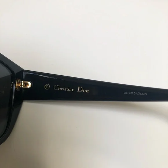 Christian Dior J’Adior Visor Black Authentic Sunglasses EUC - Picture 10 of 17
